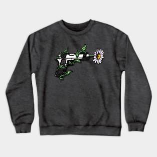 Daisy in Gun Barrel Crewneck Sweatshirt